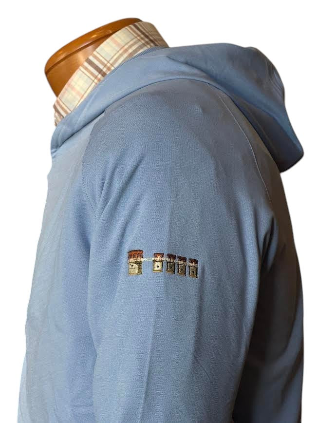 Peter Millar Pine Performance Hoodie Lake Murray Dam Towers: Lakeside
