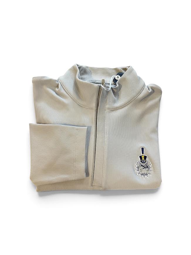 Johnnie-O The Citadel Hoppin Performance 1/4 Zip: Seal