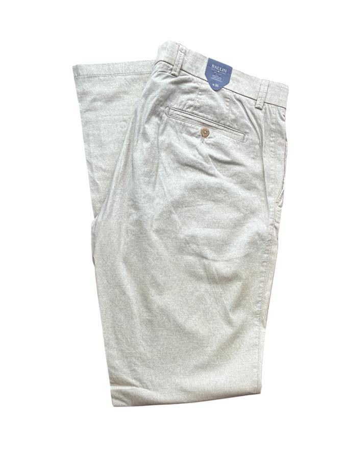 Ballin Faux Linen Canvas Atwater Pant: Sand