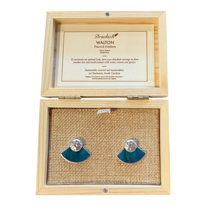 Brackish Stud earrings: Walton/Silver