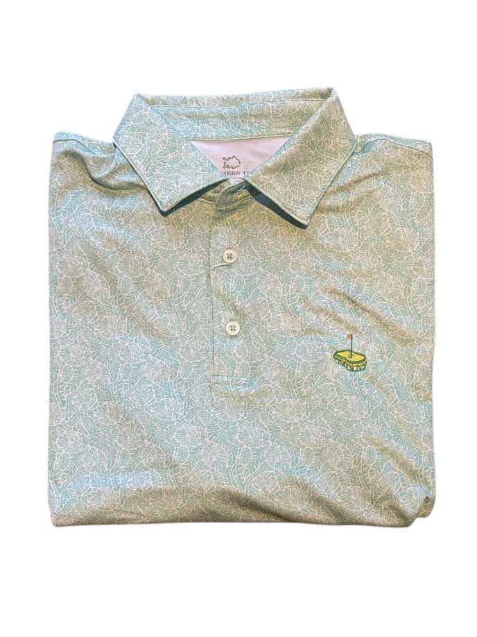Southern Tide Driver Beach Palms Printed Polo with Pimento Cheese: Garden Grove