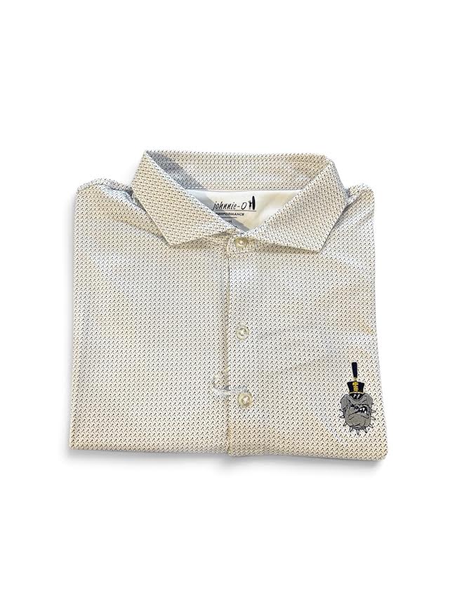 Johnnie-O The Citadel Tee Time Jersey Performance Polo: Midnight Navy