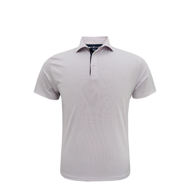 Horn Legend Checkers Performance American Flag Polo: White/Navy/Red