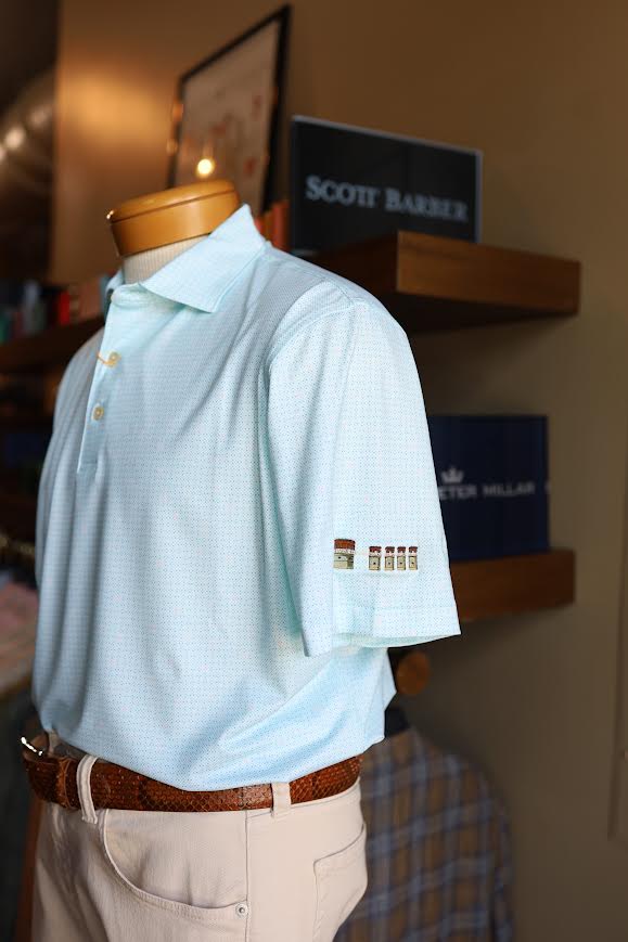 Peter Millar Ashgrove Performance Jersey Polo Lake Murray Dam Towers: Clearwater