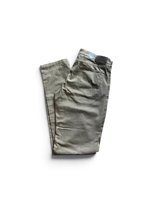 Ballin Twill Crescent Five Pocket Pant: Tan Mix