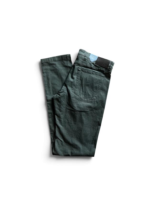 Ballin Twill Crescent Five Pocket Pant: Olive Mix