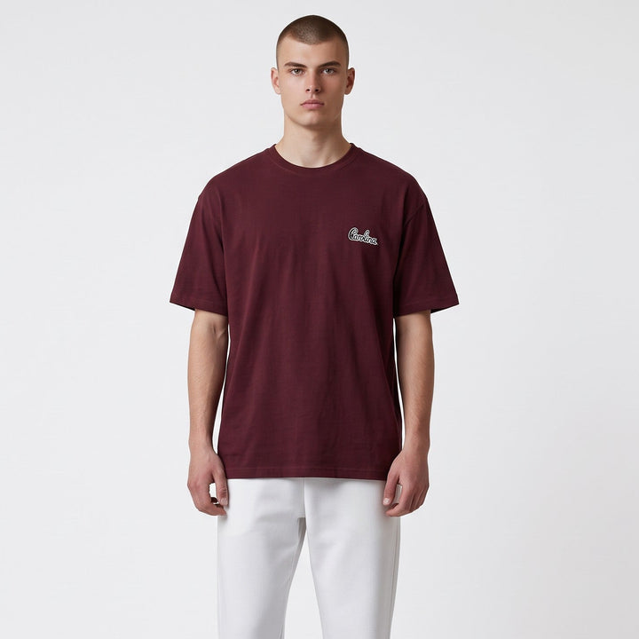 Johnnie-O University of South Carolina "Carolina Script" Heathered Spencer Cotton T-shirt: Maroon