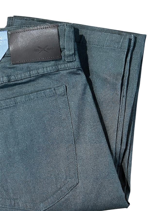 Ballin Twill Crescent Five Pocket Pant: Olive Mix