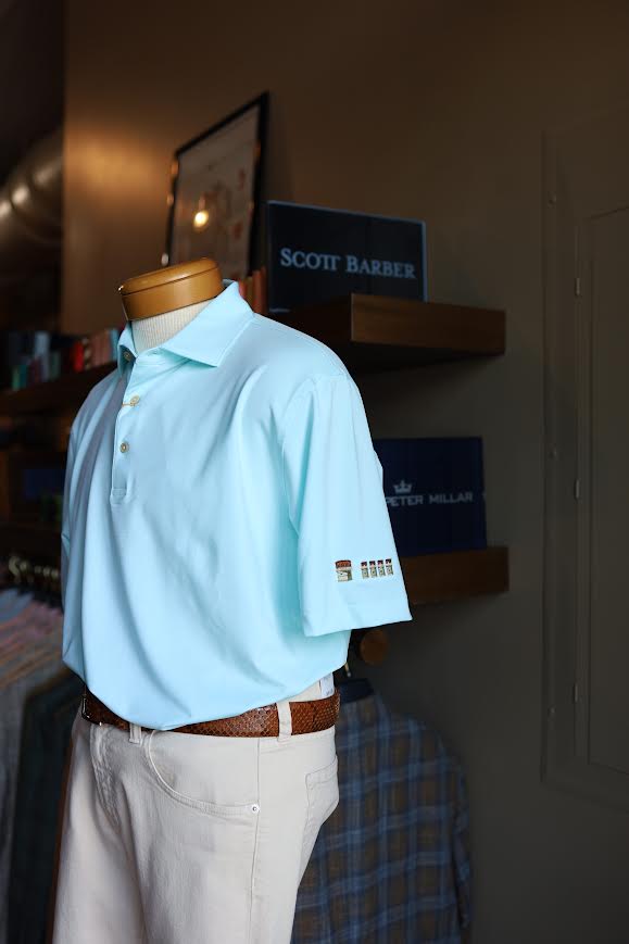 Peter Millar Holden Performance Jersey Polo Lake Murray Dam Towers: Clearwater