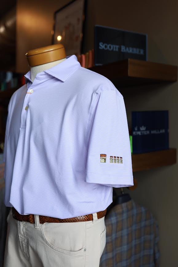 Peter Millar Jubilee Performance Jersey Polo Lake Murray Dam Towers: Garden Violet