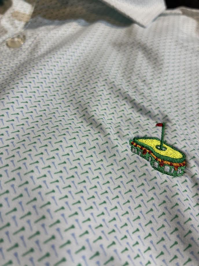 Johnnie-O Featherweight Performance Polo with Pimento Cheese - Tee Party: White