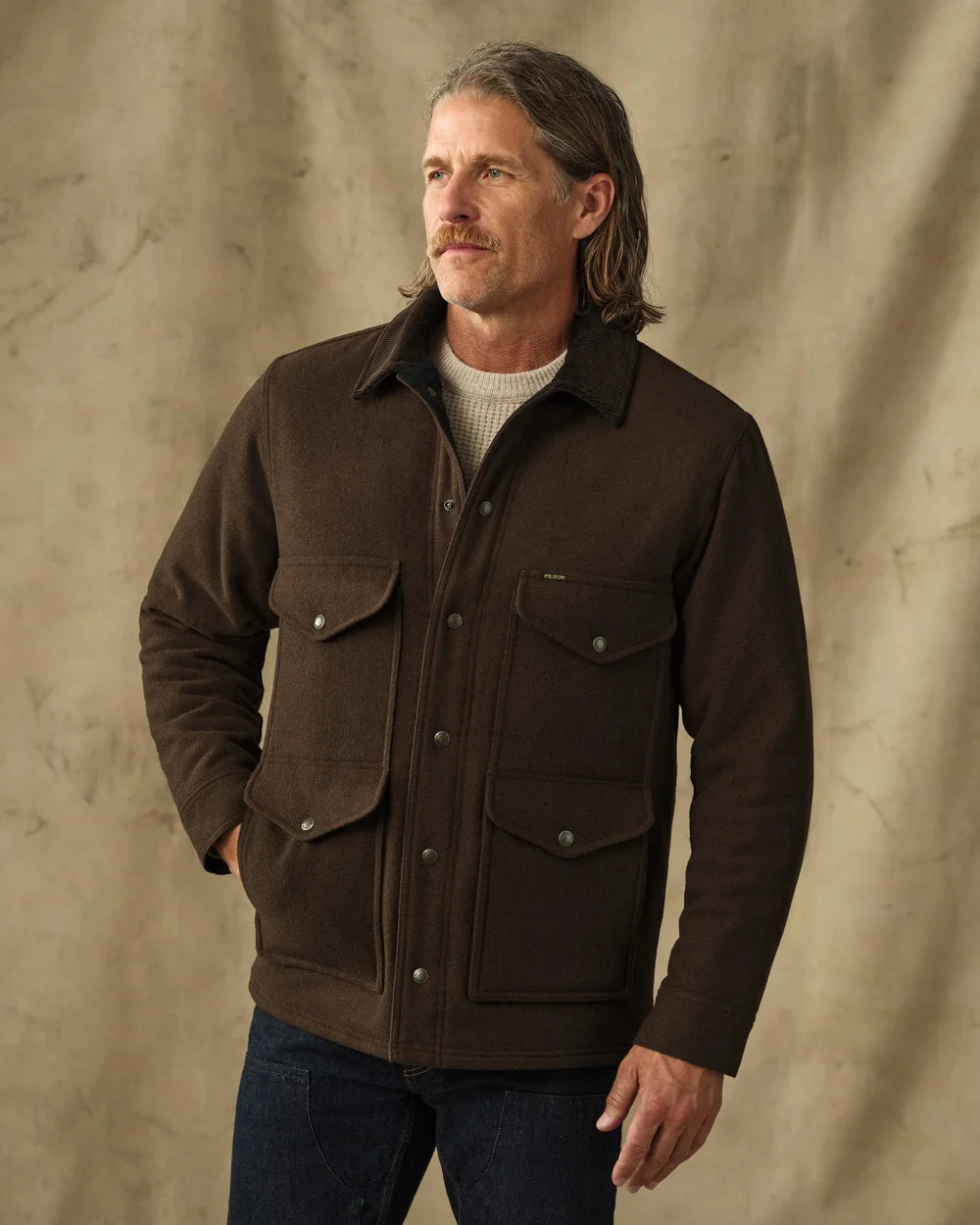 Filson Spokane Insulated Cruiser Jacket: Beaver Brown