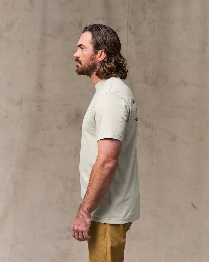 Filson Short Sleeve Diamond Graphic T-Shirt: Gray Sky