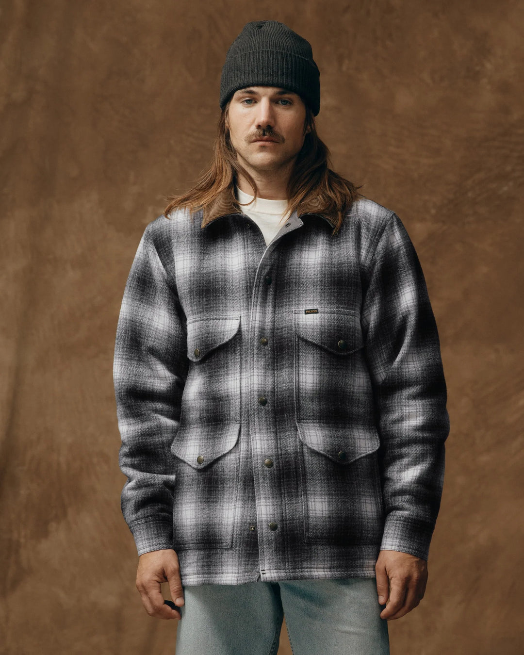 Filson Spokane Insulated Cruiser Jacket: Charcoal Ombre