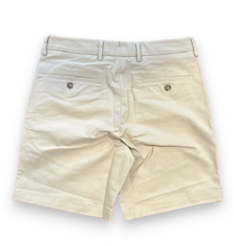 Stantt Cashmere Finsh Twill Short: Light Khaki