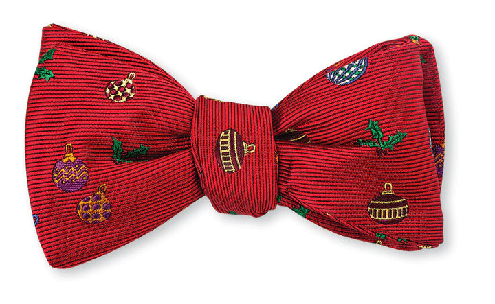 R. Hanauer Red Baubles Bow Tie