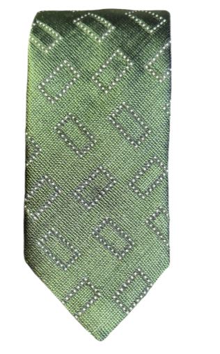 Seaward and Stearn Geometric Rectangles Tie: Green