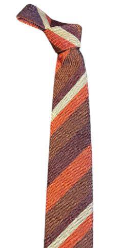 Seaward and Stearn Wide Stripe Tie: Shades of Red