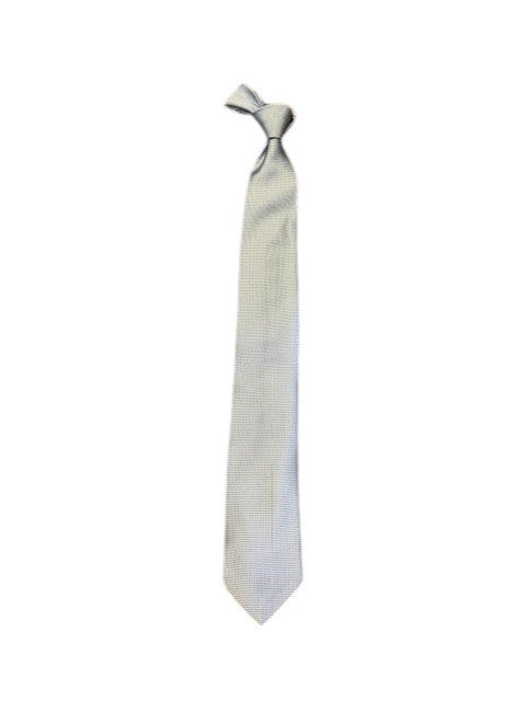 Robert Jensen Pindot Solid Tie: Blue/Silver