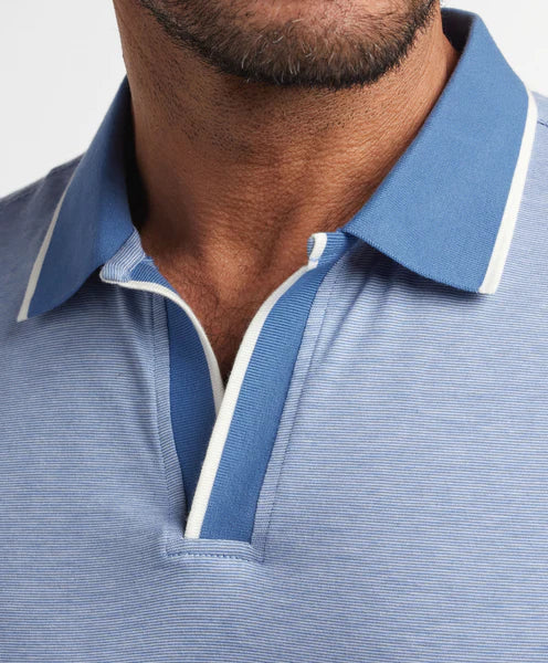 David Donahue The Hemingway Polo: Tidal Blue