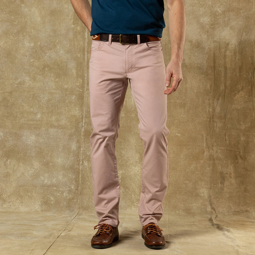 Duck Head Shoreline Five-Pocket: Antique Rose