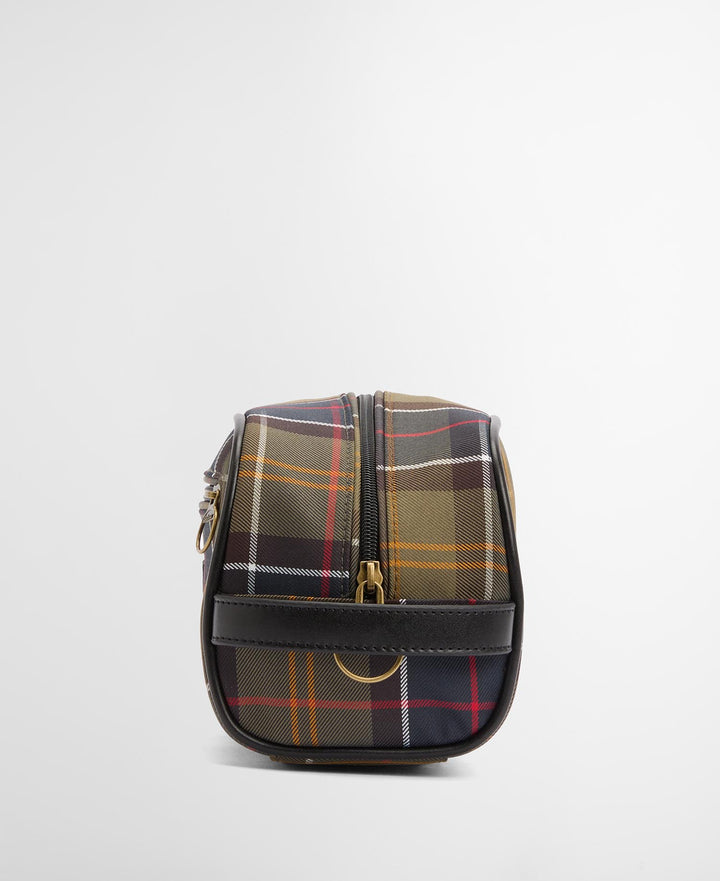 Barbour Tartan Washbag: Classic/Beacon