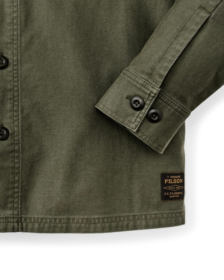 Filson Clarkston Jac-Shirt: Surplus Green