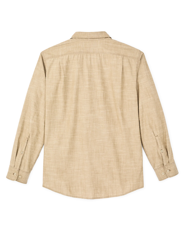 Filson Chambray CPO Shirt: Tan