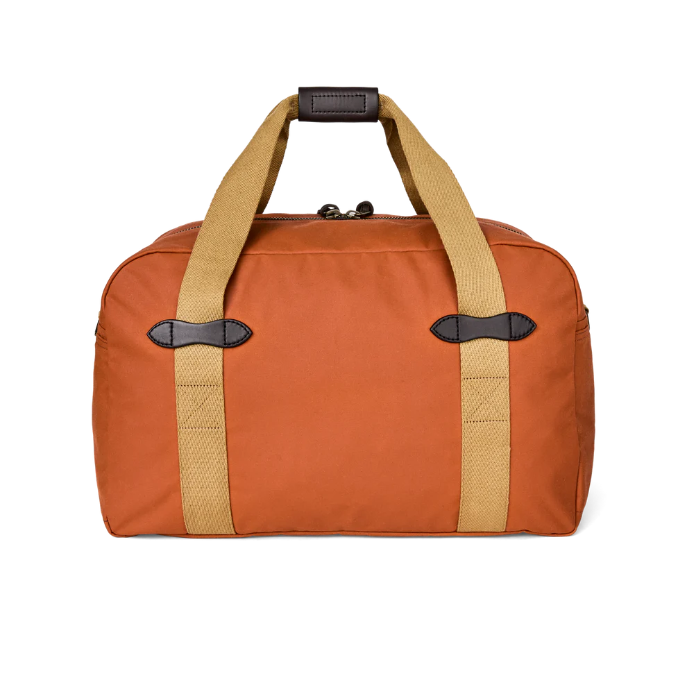 Filson Medium Tin Cloth Duffle Bag: Rust