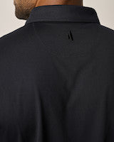 Johnnie-O Featherweight Huronn Polo: Black