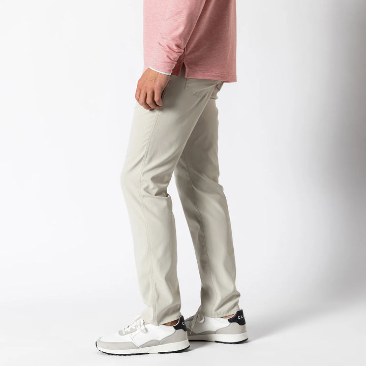 Duck Head Long Drive Performance Five-Pocket: Stone