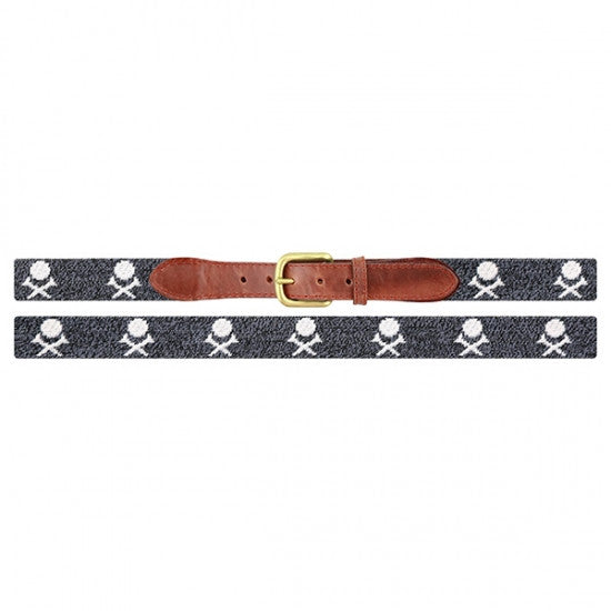 Smathers and Branson Needlepoint Belt: Scratch Golf