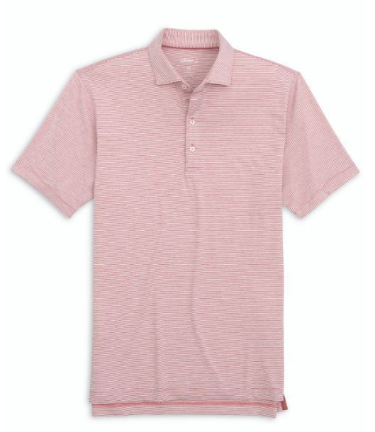 Johnnie-O Lyndon Striped Polo: Bandana