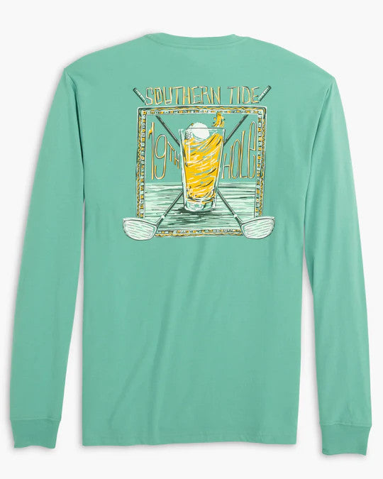 Southern Tide 19th Hole Long Sleeve T-Shirt: Agate Green