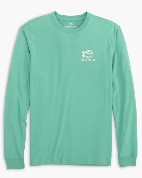 Southern Tide 19th Hole Long Sleeve T-Shirt: Agate Green