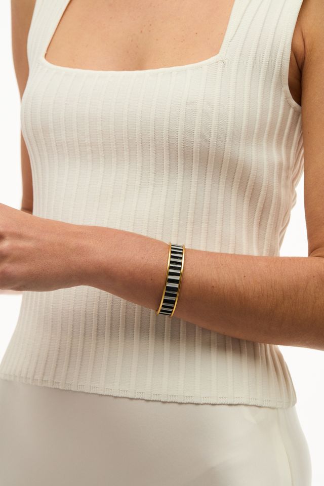 Brackish Erica Thin Cuff: Gold