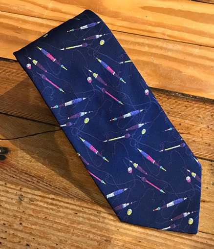 Craig Reagin Fishing Lures Tie - Navy