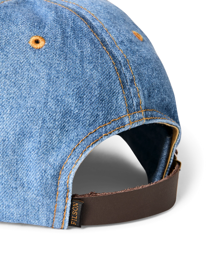 Filson 9.5oz. Denim Cap: Medium Indigo