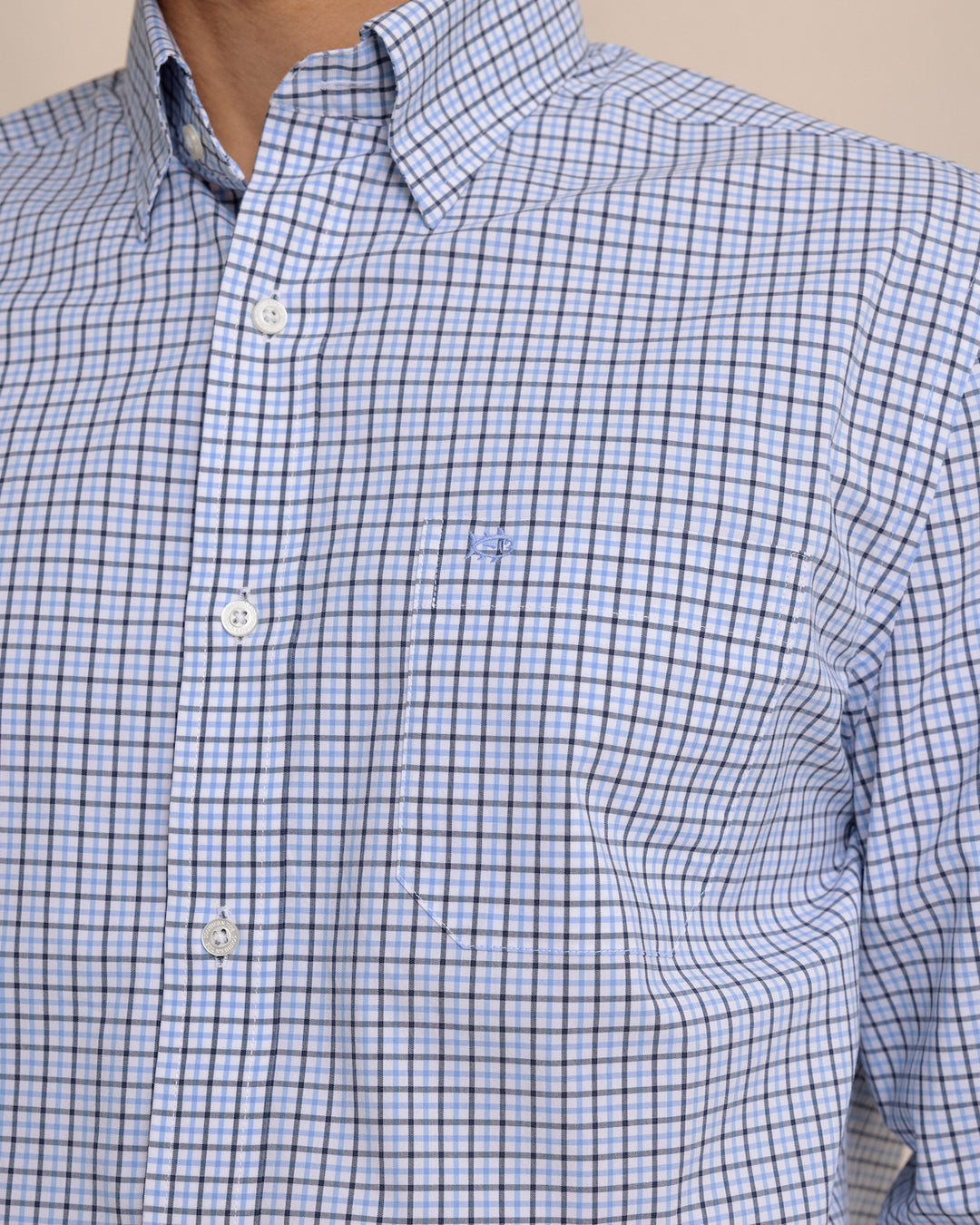Southern Tide Charleston Summerton Plaid Sportshirt: Ocean Channel