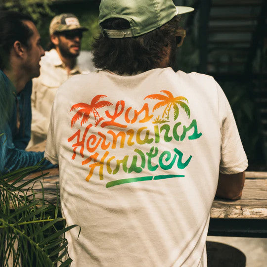 Howler Brothers Los Hermanos Palms Pocket T-Shirt: Sand