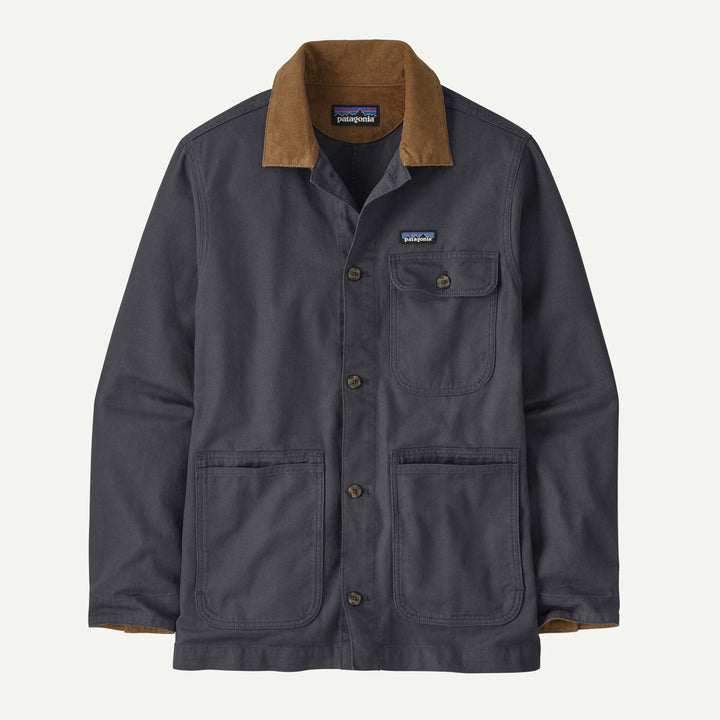 Patagonia Men's Point Reyes Canvas Jacket: Smolder Blue
