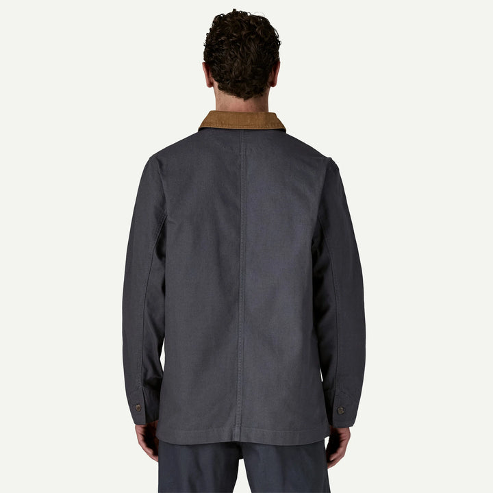 Patagonia Men's Point Reyes Canvas Jacket: Smolder Blue