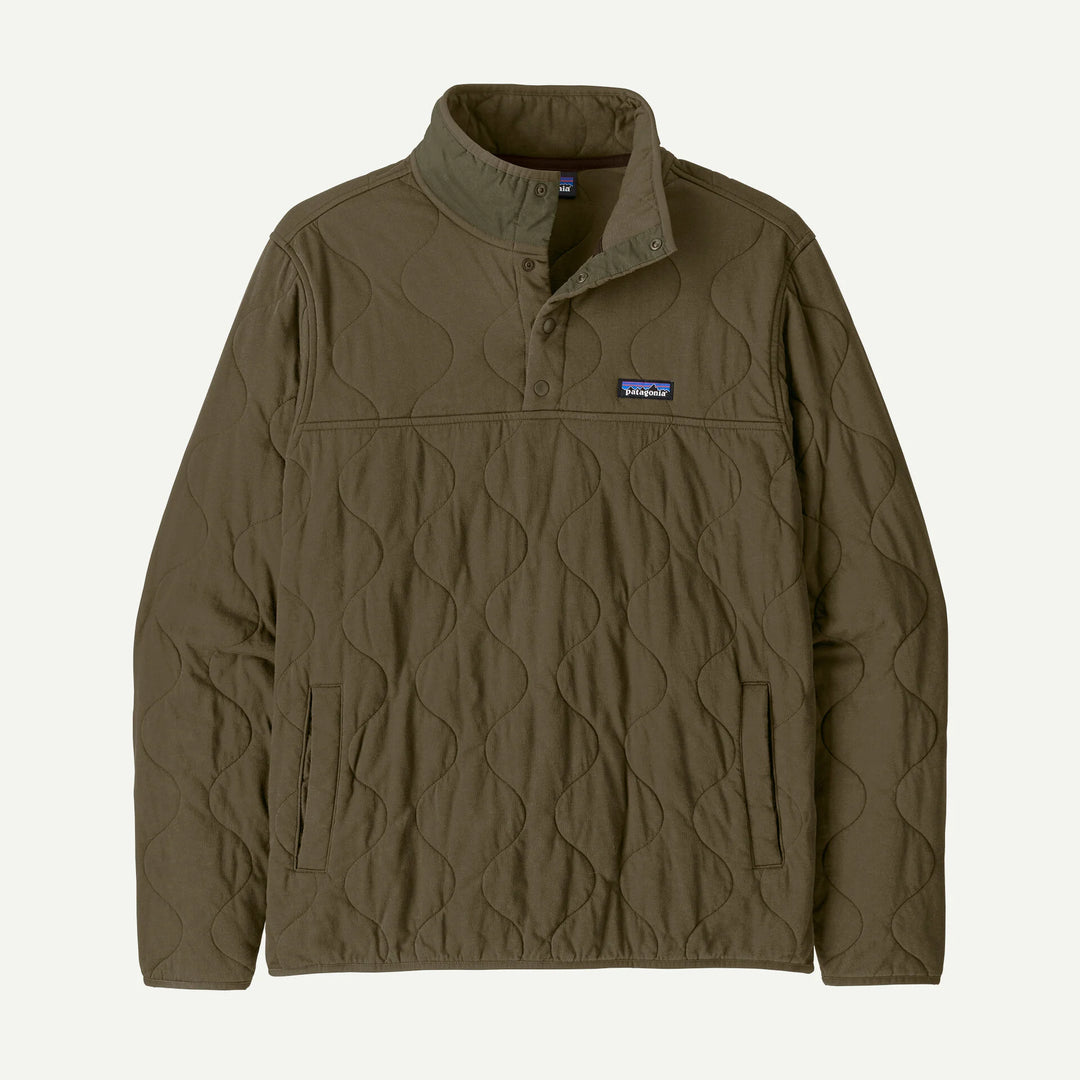Patagonia Men's Daily Quilted Snap-T® Pullover: Basin Green