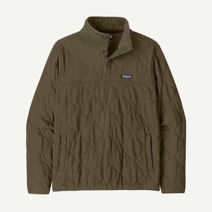 Patagonia Men's Daily Quilted Snap-T® Pullover: Basin Green