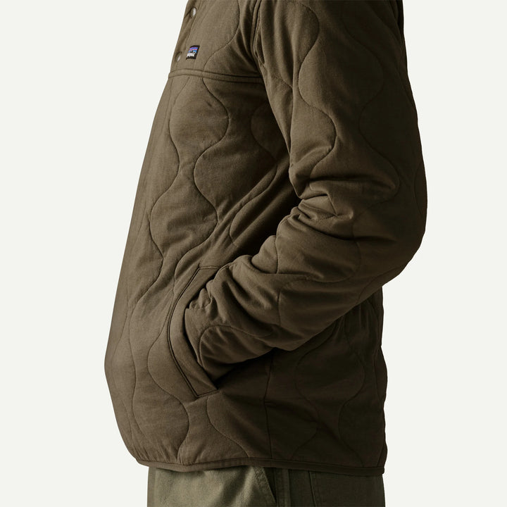 Patagonia Men's Daily Quilted Snap-T® Pullover: Basin Green
