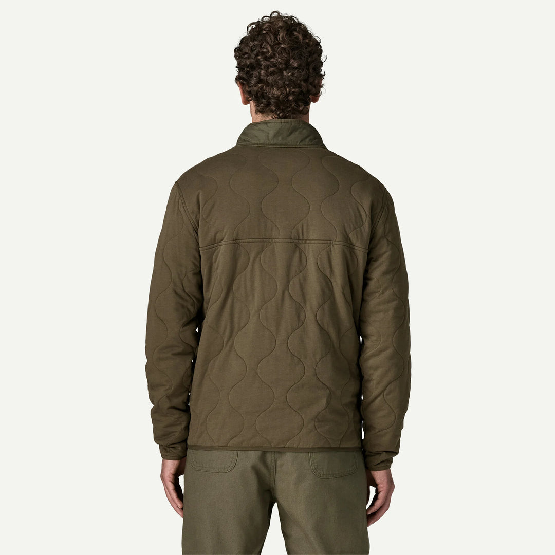 Patagonia Men's Daily Quilted Snap-T® Pullover: Basin Green