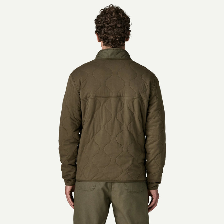 Patagonia Men's Daily Quilted Snap-T® Pullover: Basin Green