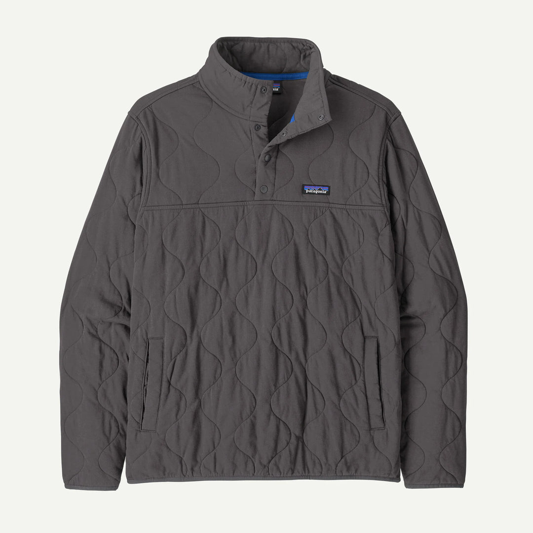 Patagonia Men's Daily Quilted Snap-T® Pullover: Forge Grey