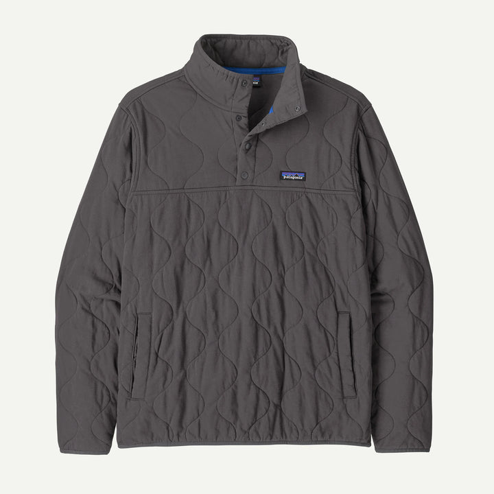Patagonia Men's Daily Quilted Snap-T® Pullover: Forge Grey