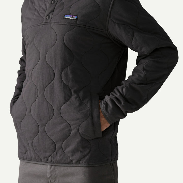 Patagonia Men's Daily Quilted Snap-T® Pullover: Forge Grey